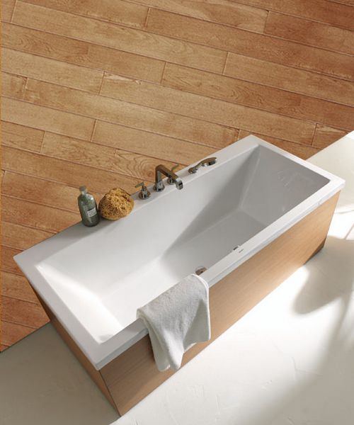 Duravit Vero Built-in Bathtub Rectangle With Two Backrest ...