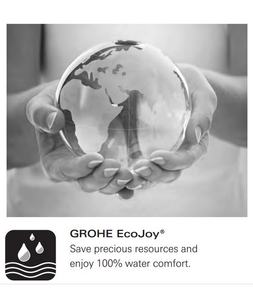 Alternate image of Grohe BauEdge Contemporary S-Size Deck Mounted Chrome Basin Mixer Tap