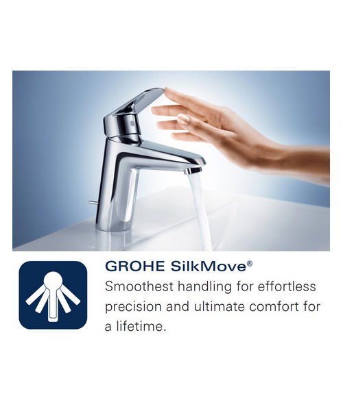 Additional image of Grohe Quadra Wall Mounted Exposed Shower Mixer Valve Chrome