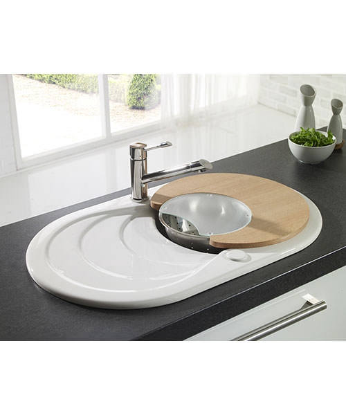 Astracast Cascade Ceramic Inset Sink 1.0 Bowl