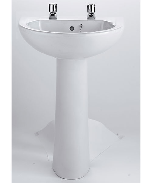 Twyford Option 550 x 450mm Washbasin
