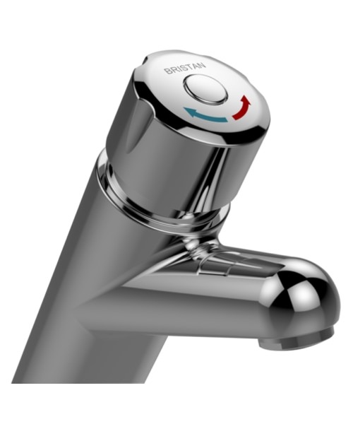 Bristan Commercial Timed Flow Temperature Control Basin Mixer Tap