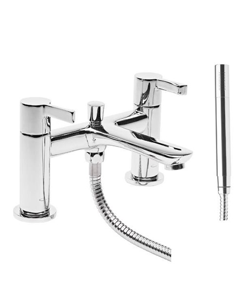 Tavistock Revive Bath Shower Mixer Tap And Handset Deck Mounted TRV42