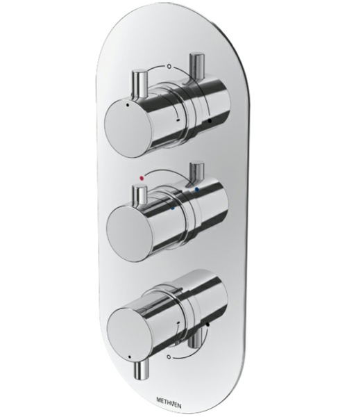 Methven Kaha 3 Outlet Concealed Thermostatic Shower Mixer Valve