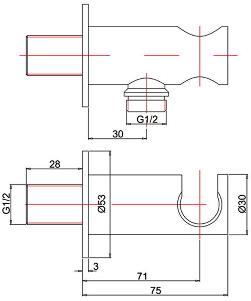 Technical drawing 31143 / WL963C