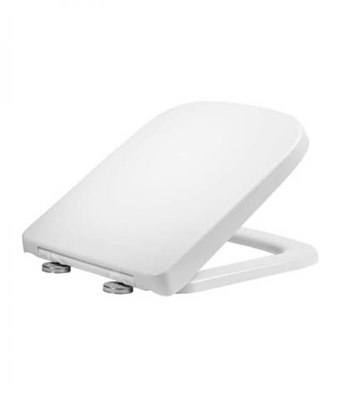 Tavistock Area Square Shape White Soft Close Toilet Seat 8905WSC