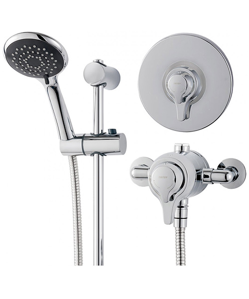 Triton Eden Chrome Eco Concentric Mixer Shower Set