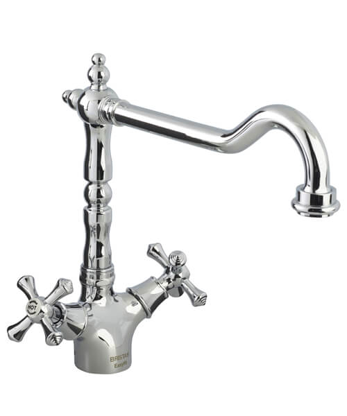 Bristan Colonial Deck Mounted Easyfit Kitchen Sink Mixer Tap