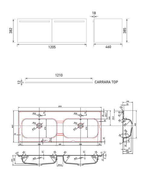 Technical drawing 65018 / FU603