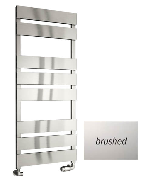 Reina Fermo 480mm Wide Flat Panel Aluminium Towel Rail