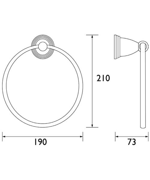 Technical drawing 44622 / N2 RING C