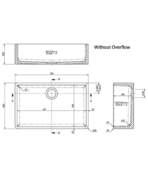 Technical drawing 72650 / BU10024