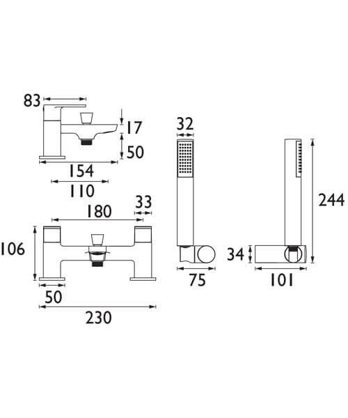 Technical drawing 68303 / NAP BF C