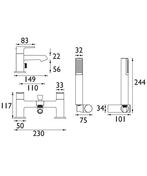 Technical drawing 68305 / PO BF C
