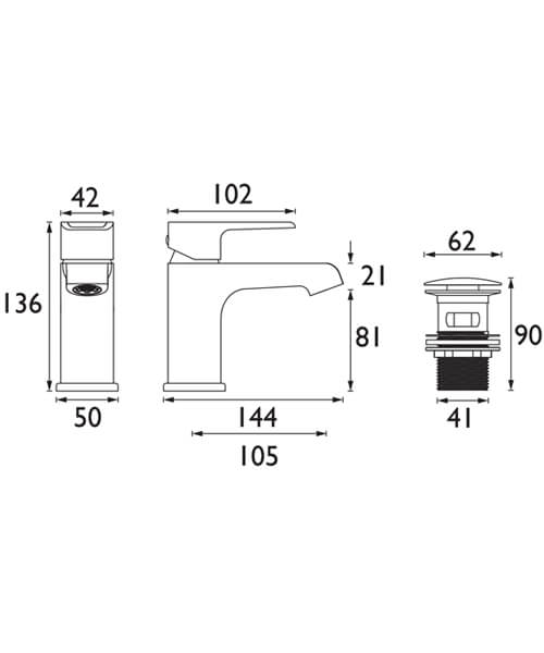 Technical drawing 68304 / PO BAS C