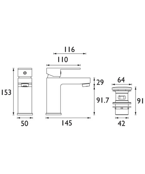 Technical drawing 68306 / QB BAS C