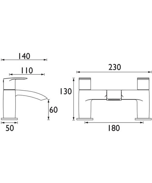 Technical drawing 68309 / GLD2 BF C