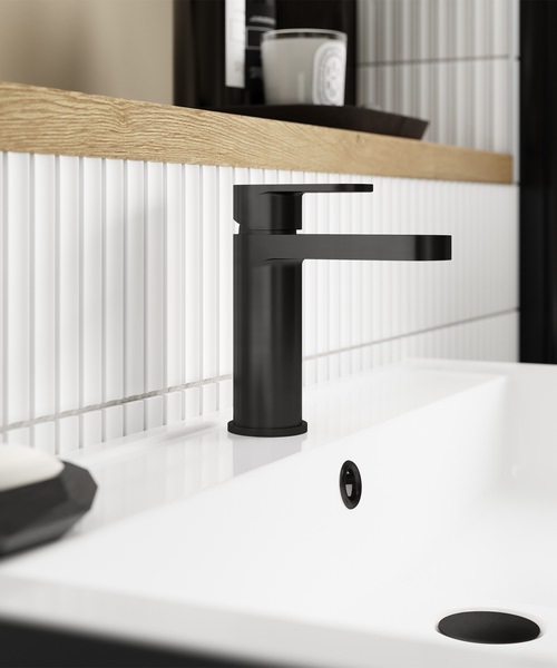 Alternate image of Nuie Binsey Basin Mixer Tap With Push Button Waste