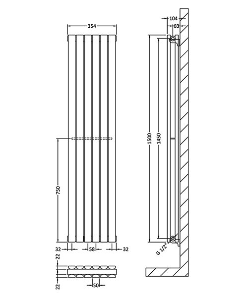 Technical drawing 6731 / HLW43