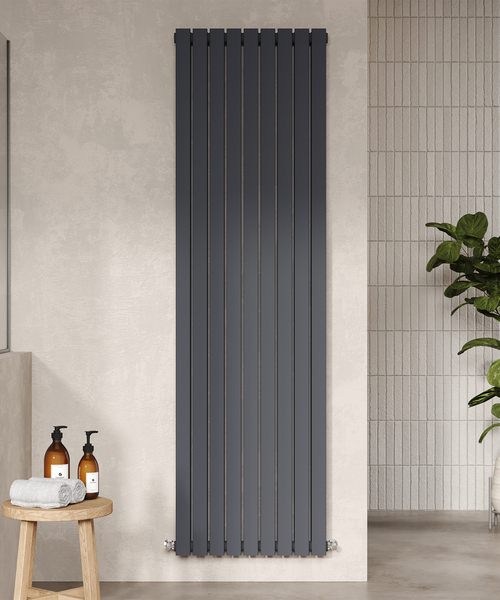 Alternate image of Hudson Reed Sloane Double Panel Vertical Radiator