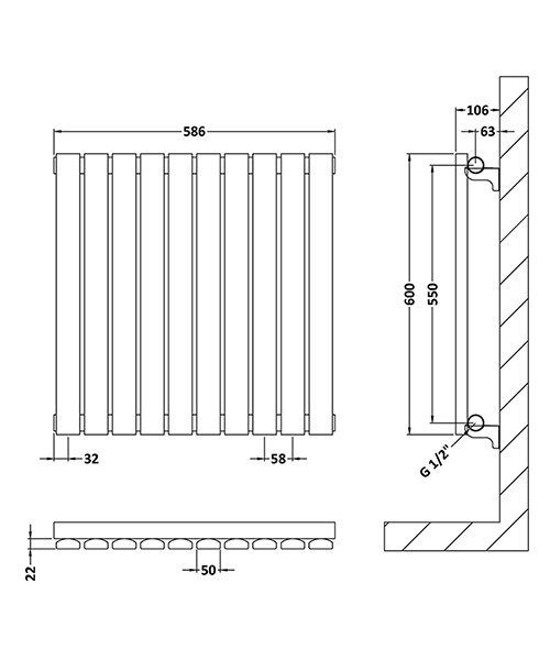 Technical drawing 61904 / HLW54