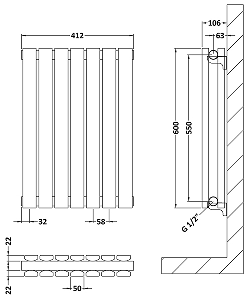 Technical drawing 61905 / HLA54D