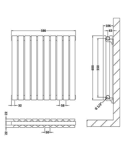 Technical drawing 61905 / HLA54D