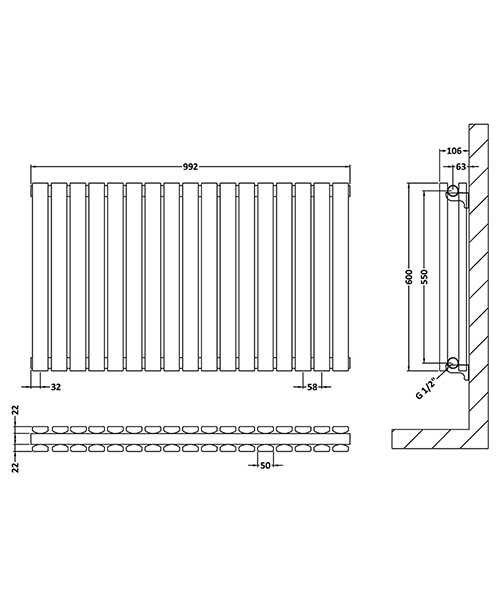 Technical drawing 61905 / HLA54D