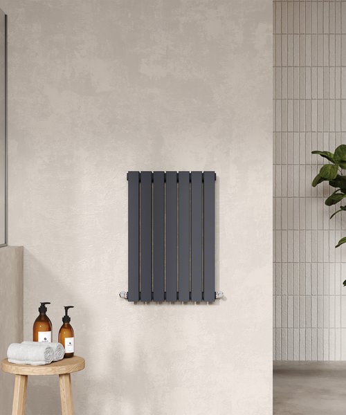 Alternate image of Hudson Reed Sloane Double Panel Horizontal Radiator 600mm High