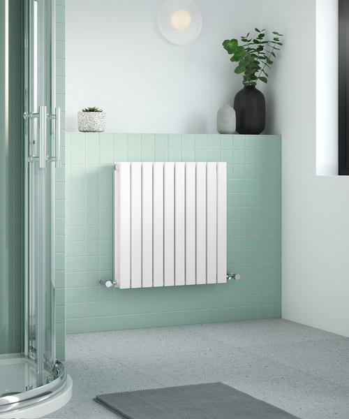 Alternate image of Hudson Reed Sloane Double Panel Horizontal Radiator 600mm High