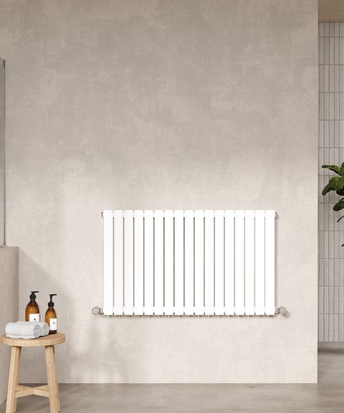 Alternate image of Hudson Reed Sloane Double Panel Horizontal Radiator 600mm High
