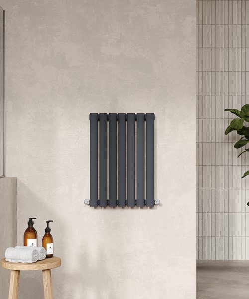 Alternate image of Hudson Reed Revive Single Panel Horizontal Radiator 600mm High
