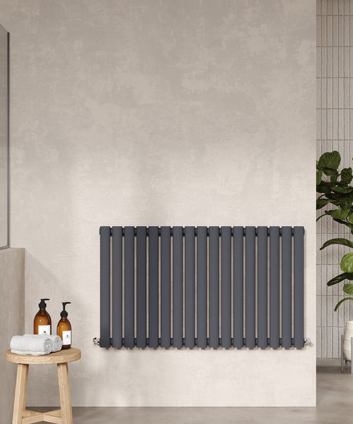 Alternate image of Hudson Reed Revive Single Panel Horizontal Radiator 600mm High