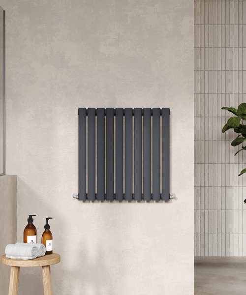 Alternate image of Hudson Reed Revive Single Panel Horizontal Radiator 600mm High