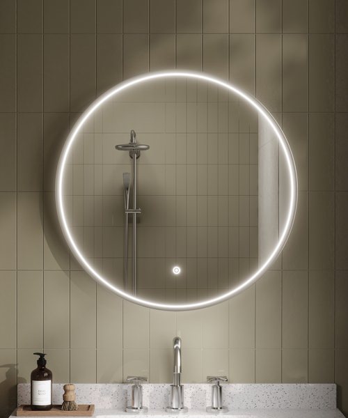 Alternate image of Hudson Reed Mensa Framed LED Touch Sensor Mirror