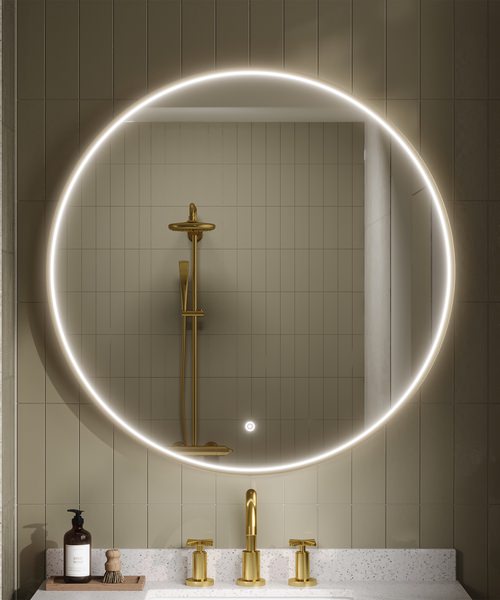 Alternate image of Hudson Reed Mensa Framed LED Touch Sensor Mirror