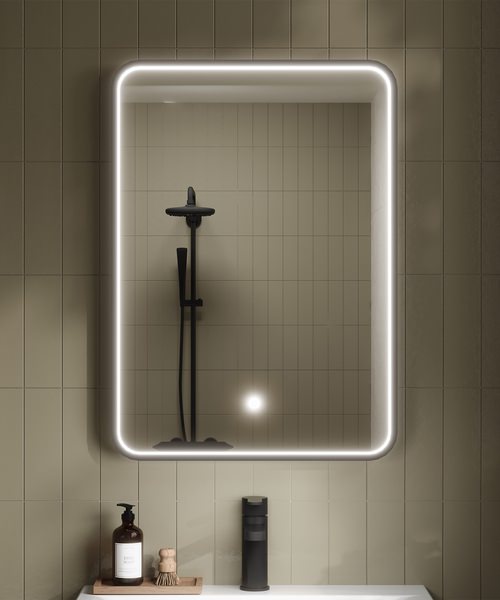 Alternate image of Hudson Reed Pictor Framed LED Mirror 500 x 700mm
