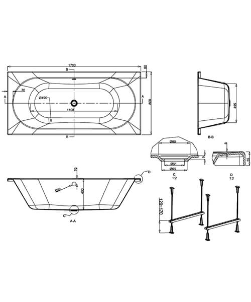 Technical drawing 63919 / R8CW