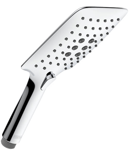 Bristan Large Square Three Function Push Button Handset