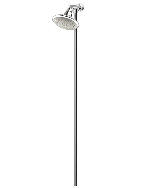 Bristan Fixed Chrome Finish Shower Head With Rigid Riser