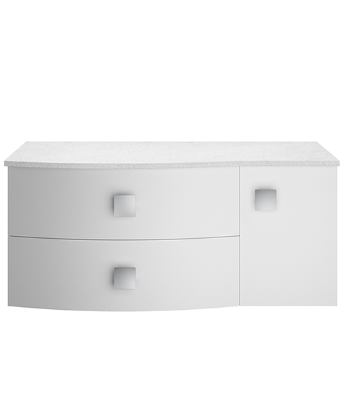 Hudson Reed Sarenna 1012 x 448mm Wall-Hung Cabinet With Worktop