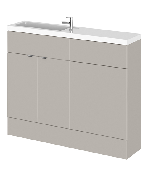 Alternate image of Hudson Reed Fusion 1100mm Compact Furniture Pack - Vanity With WC Unit And Basin