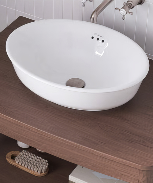 Burlington Guild 500 x 380mm Oval White Countertop Basin