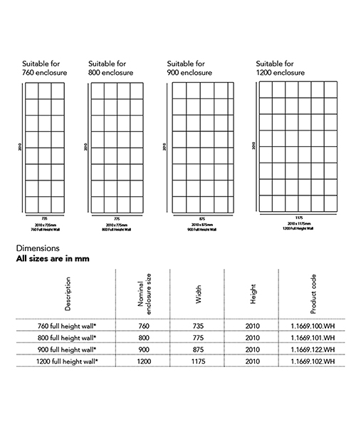 Technical drawing 46264 / 1.1669.100.WH