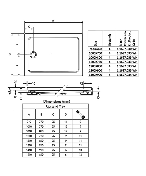Technical drawing 34185 / 1.1697.351.AS