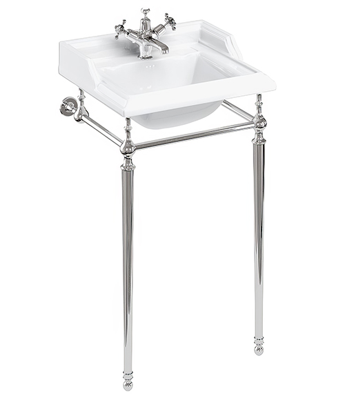 Burlington Classic Rectangular 510mm Basin With Stand