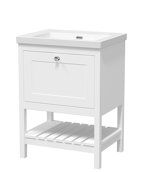 Hudson Reed Bexley One Drawer Floor-Standing Vanity Unit With Basin