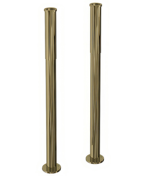 Additional image of Burlington 70mm Decorative Bath Pipe Shrouds