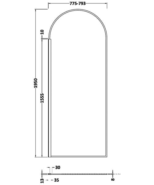 Technical drawing 74077 / WRSRBP80