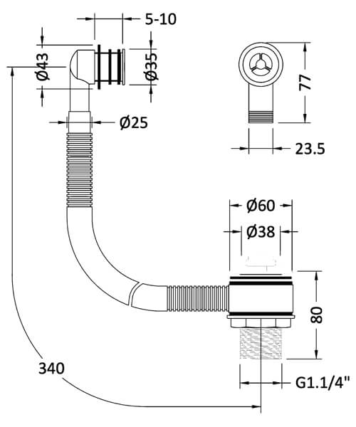 Technical drawing 74073 / E321